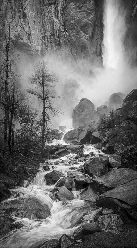 AT THE BOTTOM OF BRIDALVEIL FALL
