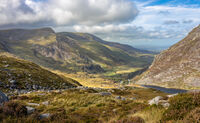 VIEW TOWARDS ANGLESEY FROM TRYFAN