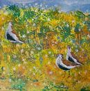 Three Golden Plovers