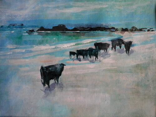Cattle at A Cleit