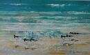 Oystercatchers at High Tide