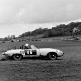 Andrew Smith, (Jaguar E-Type), ADMC Pitbee - his own farm - Autocross, 1968