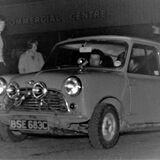Bob Bisset, (Mini Cooper S), Williamson (night) Rally, 1968