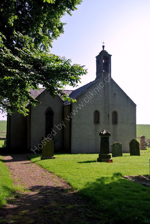 Church - Kinneff where the Honours of Scotland, (the Scottish Crown Jewels) were hidden from Oliver Cromwell's forces in 1651