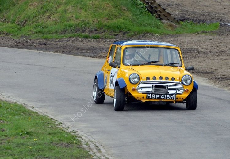Fintray Hill Climb Mini Exiting Ruin Corner J777awd Fintray Hill Climb Mini Exiting Ruin Corner
