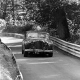 HILL CLIMB - Doune 22 June, 1980 (Unknown driver and Jaguar at Garden Gate)