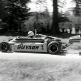 HILL CLIMB - Doune, 24 April, 1983, Martin Bolsover (Pilbeam MP51) Heading toward the Esses