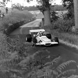 HILL CLIMB - Doune 30 September, 1979, Bob Hutchison (Tecno) Passing Oak Tree