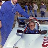 HILL CLIMB - Durris 14 September, 1986, Tom MacMillan and Kenny Allen (in car)