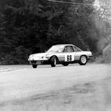 HILL CLIMB - Fintray, 03 August, 1980, Andrew Ritchie (Ginetta G15) spins at Ruin Corner