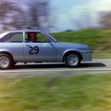 HILL CLIMB - Fintray 05 August, 1979, Allan Gibson (Vauxhall Chevette) Rounding Ruin Corner
