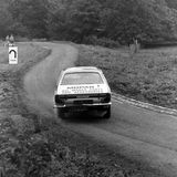 HILL CLIMB - Fintray 05 August, 1979, Bill McGhie (Hillman Avenger) In Ruin Corner (3)