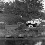 HILL CLIMB - Fintray, 05 June, 1966 (Unknown driver and car approaching the Hairpin)