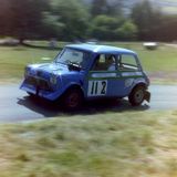 HILL CLIMB - Fintray 07 August, 1983 (Mini approaching Combine Corner)