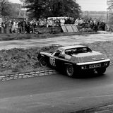 HILL CLIMB - Fintray 07 August, 1983, Olly Ross (Lotus Europa) spins at Ruin Corner (2)