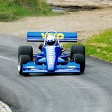 HILL CLIMB - Fintray, 11 August, 2007, James Brimms (Pilbeam MP62) Catching a slide near the exit of Ruin Corner