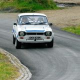 HILL CLIMB - Fintray, 11 August, 2007, Jimmy Crow (Ford Escort RS2000) With a touch of opposite lock through Ruin Corner