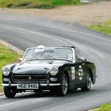 HILL CLIMB - Fintray, 11 August, 2007, John Meldrum (MG Midget) Exiting Ruin Corner