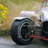 HILL CLIMB - Fintray, 11 August, 2007, (Westfield Hairy Driver comes a cropper between Ruin and Combine Corners)