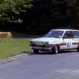 HILL CLIMB - Fintray 14 June, 1987 (An enthusiastically driven Ford Fiesta in Ruin Corner - Oversteering)