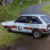 HILL CLIMB - Fintray 14 June, 1987 (An enthusiastically driven Ford Fiesta in Ruin Corner - Understeering)