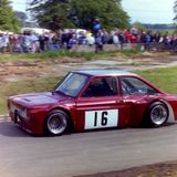 HILL CLIMB - Fintray 14 June, 1987 British Leaders Champion, John Whyte (Sunbeam Stiletto BDH) Rounding Ruin Corner