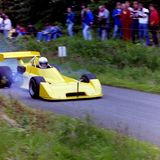 HILL CLIMB - Fintray 14 June, 1987, George Ritchie (Chevron B34) Very late braking for the-Hairpin