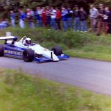 HILL CLIMB - Fintray 14 June, 1987, Ron Cumming (Ralt RT2 420R) Getting ready to throw the car into the Hairpin