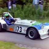 HILL CLIMB - Fintray 14 June, 1987 (The Dutton Phaeton of Alistair & Stephen Jack about to enter the Hairpin)