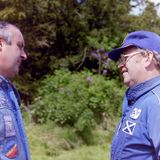HILL CLIMB - Fintray 14 June, 1987, Wonder what the topic of discussion was between Martyn Griffiths(L) and Kenny Allen)