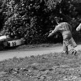 HILL CLIMB - Fintray 15 June, 1980, Jimmy Jack (March BMW772) Understeering off at Ruin (2)