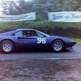 HILL CLIMB - Fintray 15 June, 1980, Peter Speakman (Ferrari) Rounding-Ruin-Corner