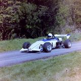 HILL CLIMB - Fintray 15 June, 1980, TomMacMillan (Ginetta G17) Applying a touch of opposite lock exiting Combine Corner