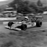HILL CLIMB - Fintray 16 June, 1985, David Gould-Chris Cramer (Gould 84-2) A bit crossed up braking for Combine Corner
