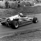 HILL CLIMB - Fintray 16 June, 1985, Roy Lane (Pilbeam BMW MP50) Spinning at Ruin Corner (2)