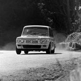 HILL CLIMB - Fintray 17 June, 1979, Harry Simpson (Hillman Imp) Powering his way through Ruin Corner