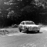 HILL CLIMB - Fintray 17 June, 1979, Lorne Graham (Ford Escort) Rounding the Hairpin