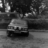 HILL CLIMB - Fintray 17 June, 1979 (Unknown driver in his Hillman Hunter spinning at Ruin Cormer)