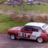 HILL CLIMB - Fintray 17 May, 1987, George Gauld (Talbot Sunbeam) Rounding Ruin Corner