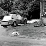 HILL CLIMB - Fintray 25 June, 1967, Gerry Birrell (Singer Chamois) Rounding the Hairpin