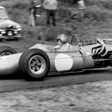 HILL CLIMB - Fintray 25 June, 1967, Jock Russell (F1 Lotus-Ford) at the Hairpin