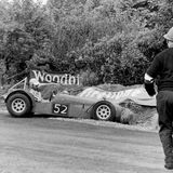 HILL CLIMB - Fintray 25 June, 1967 (Unknown driver in his Mallock waits for assistance from marshals Graham Ballantyne (L) and Alan Hamilton)