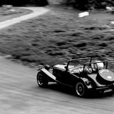 HILL CLIMB - Fintray 27 May, 1984, Graeme Wight Snr. (Marlin) About to exit Ruin Corner