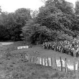HILL CLIMB - Fintray 27 May, 1984 (Part of a large crowd spectating)
