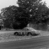 HILL CLIMB - Fintray 29 May, 1983, George Ritchie (Ginetta G15) After a spin in Ruin Corner
