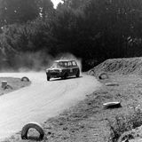 HILL CLIMB - Fintray, 2 June, 1968 (Enthusiasticallty driven Mini Cooper S at Ruin Corner)