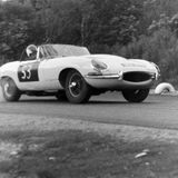 HILL CLIMB - Fintray 30 June, 1968, Andrew Smith (Jaguar E-Type) Exiting the Hairpin