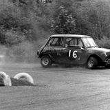 HILL CLIMB - Fintray 30 June, 1968 (Unknown driver overshooting the Hairpin)