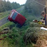 HILL CLIMB - Rumster, 29 May, 1978, MAD 1 driver (Mini) At Bonar's Bend (3)
