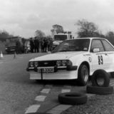 HILL CLIMB - Strathclyde Park, 21 April, 1984, Norman Insch (Ford Escort RWD) Speeding through Clyde Junction (with the Police looking on in the background.....)